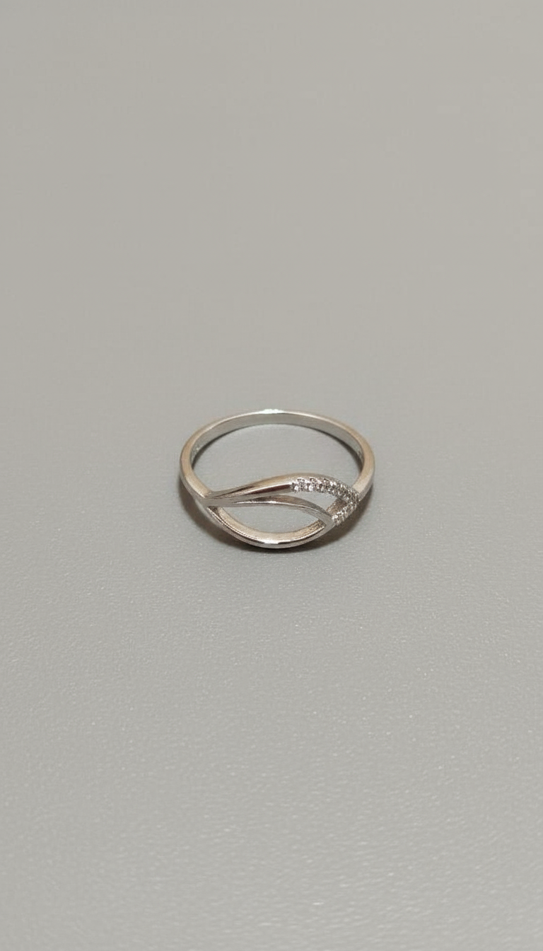 Cz rings crates in 92.5 silver