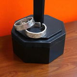 Handcrafted hammered band style toe rings